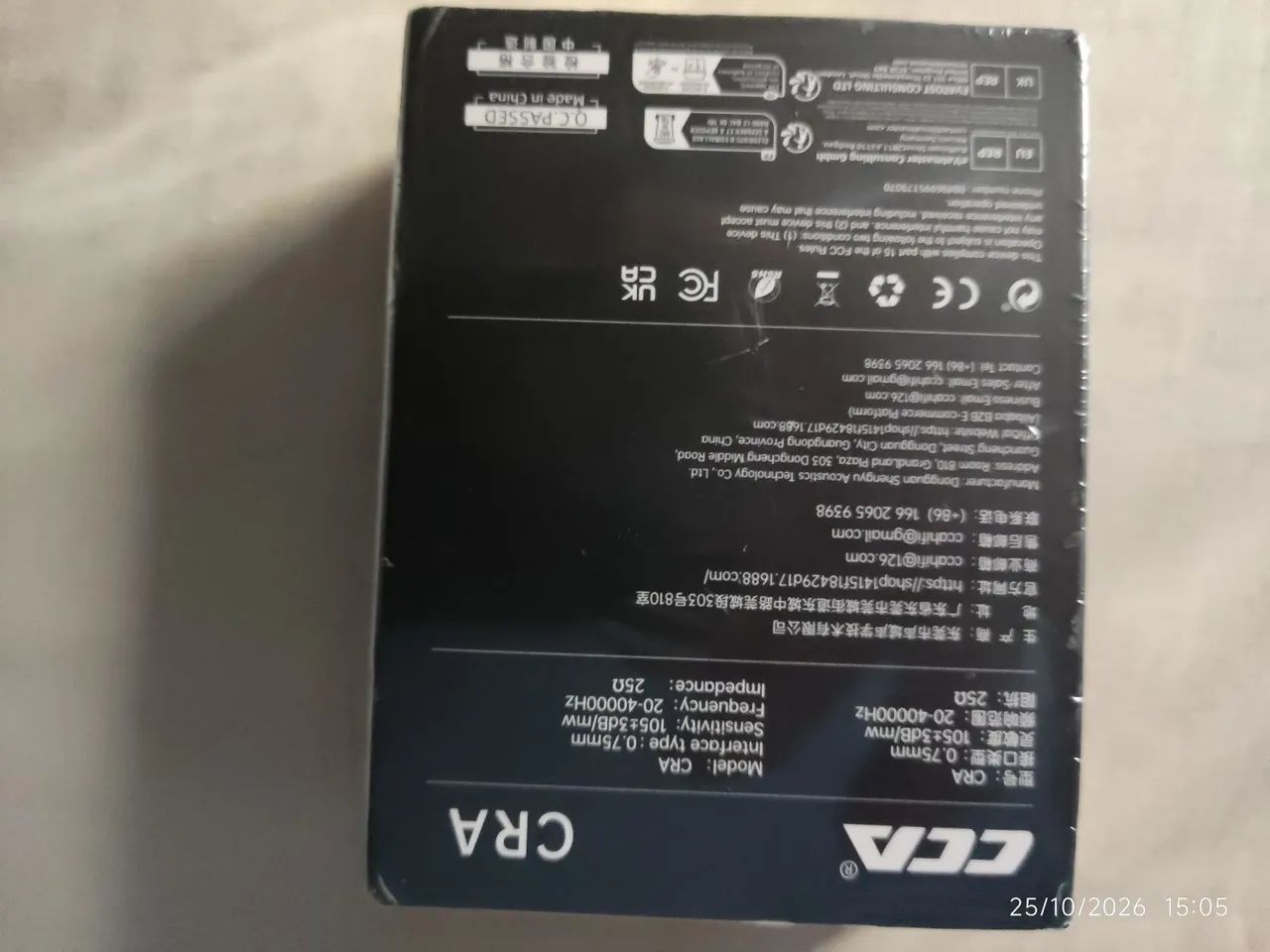 Fone CCA CRA sem mic  - Foto 2