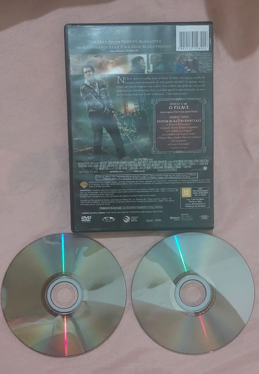 Dvd do Filme Harry Potter e as relíquias da morte parte 2  - Foto 2
