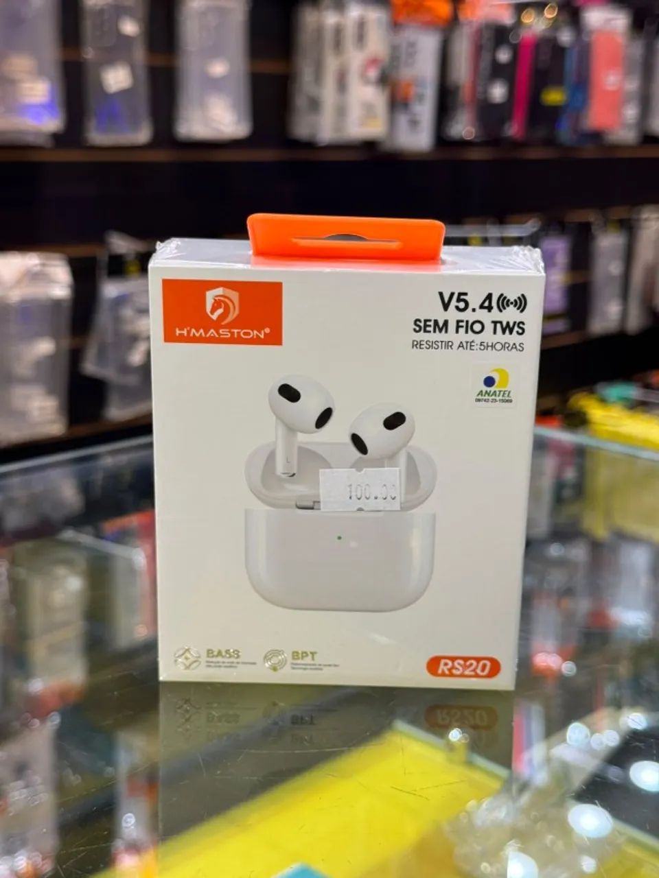 Fone sem fio Bluetooth hmaston