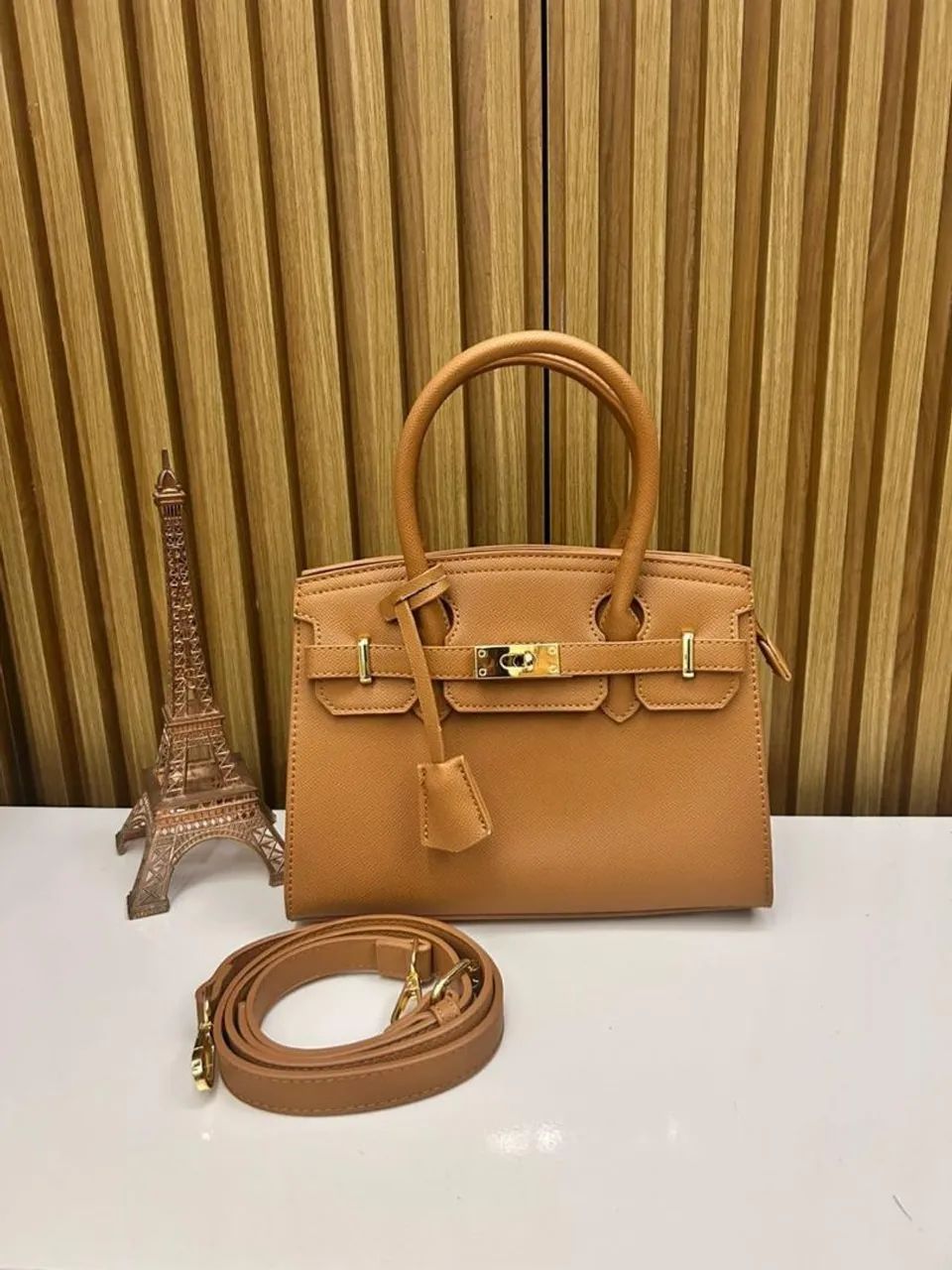 Bolsa Estilo Hermès Birkin - Tamanho Médio | Design Clássico e Sofisticado - Foto 2