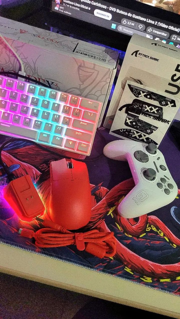 Vendo KIT GAMER (MOUSE X11 E TECLADO MECÂNICO)!!