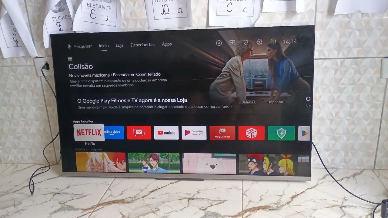 Tv TCL 50 polegadas smart 4k Android bluetooth 