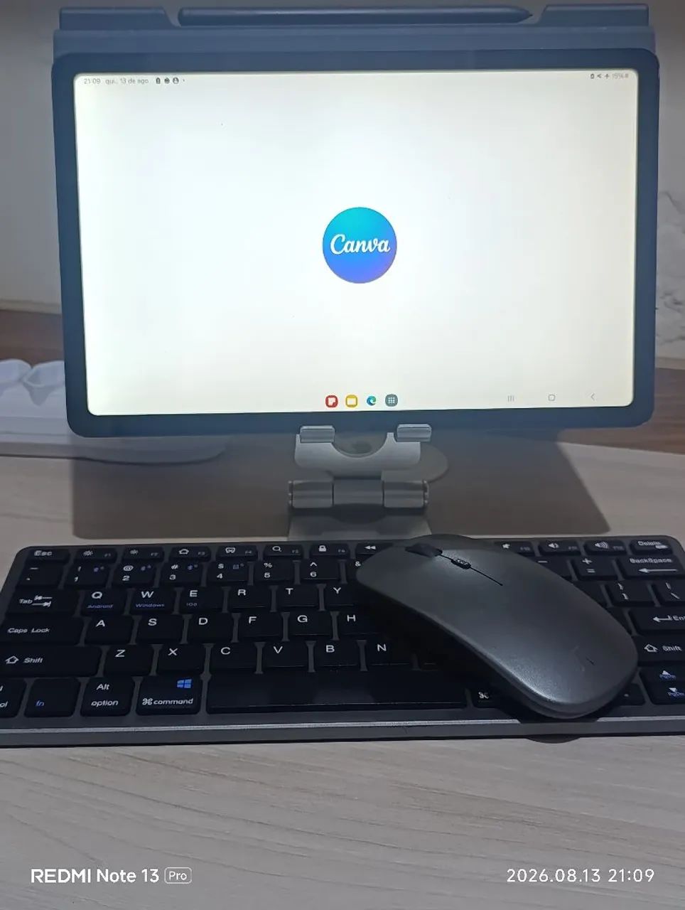 Tablet Samsung novo na caixa