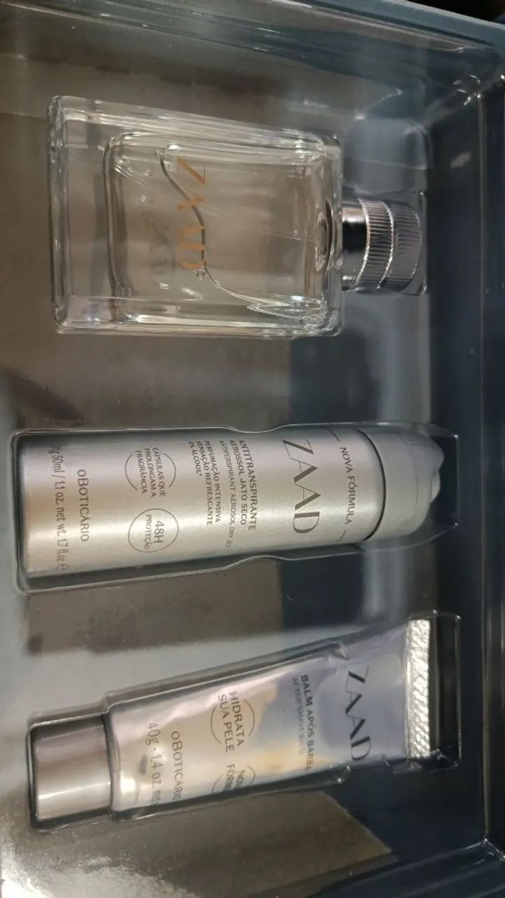 Kit presente dia dos pais ! Zaad, perfume , desodorante e creme pós barba  - Foto 2