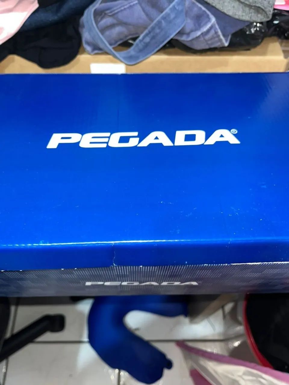 Tênis Pegada branco número 37 com caixa original usado 1 única vez - Foto 5