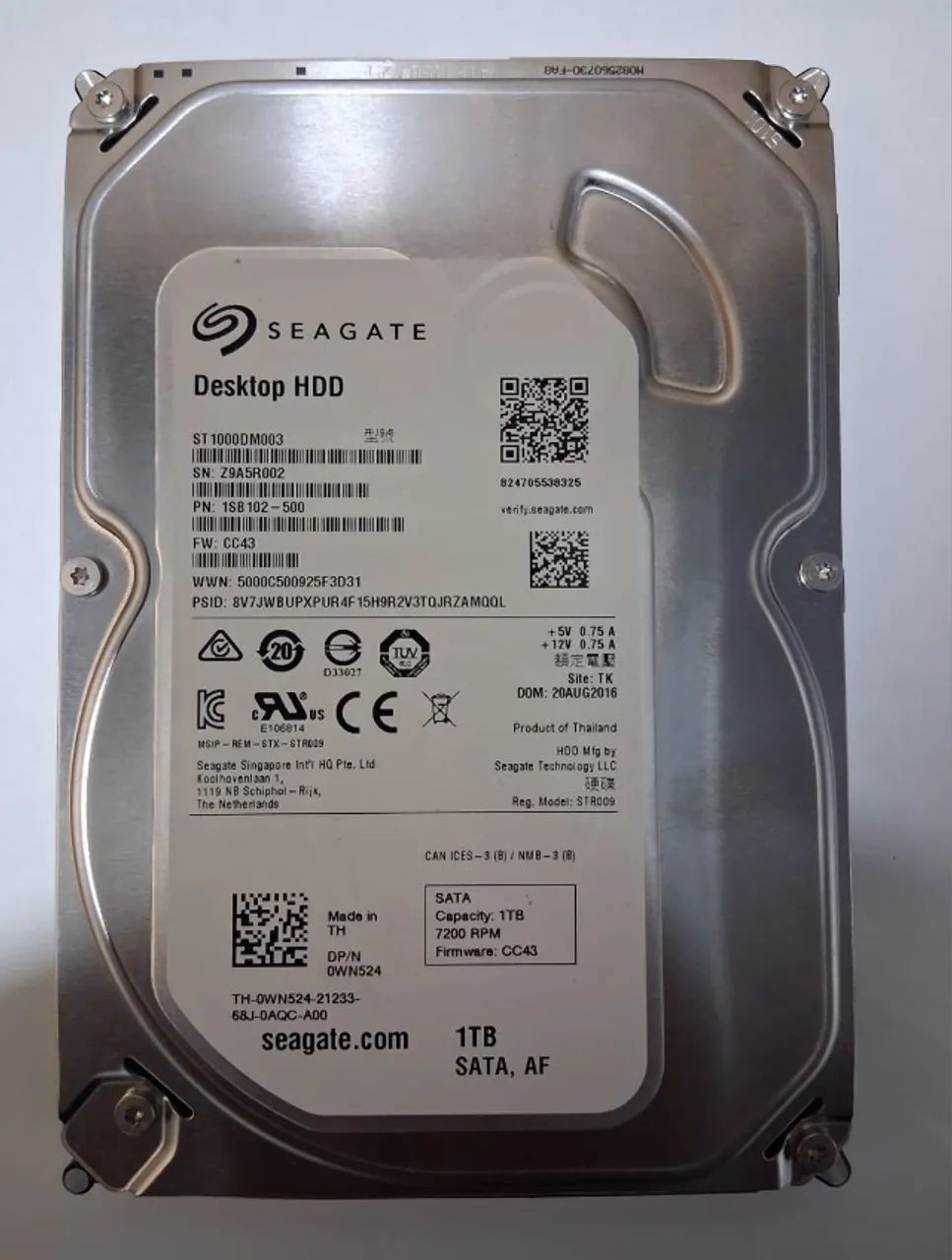 HD SEAGATE 1 TERA 