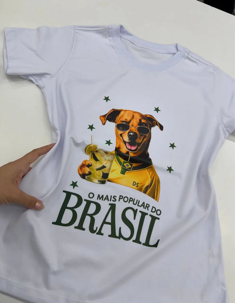 Camisetas do Brasil feminina 