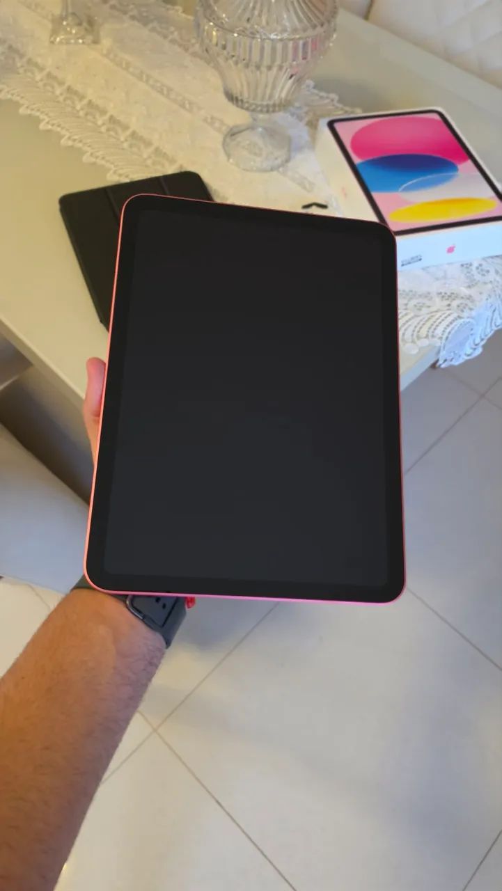 iPad 128GB Rosa - Completo e Original - Foto 5