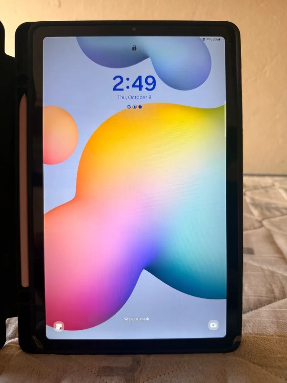 Tablet Samsung Galaxy Tab S6 Lite com capa, caneta e carregador - Foto 2