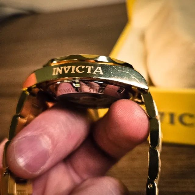 Relógio Invicta Pro Diver 9010 Dourado (Full Gold) Automático | NH35A | 40 mm - Foto 4