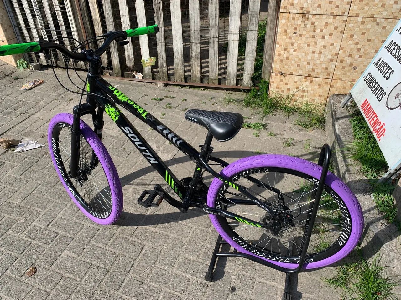 Bicicleta aro 26 pra grau  - Foto 3