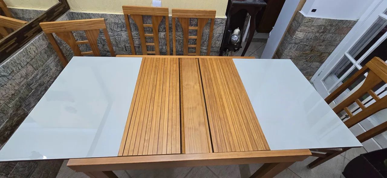 Mesa de Jantar com 06 cadeiras - Foto 2