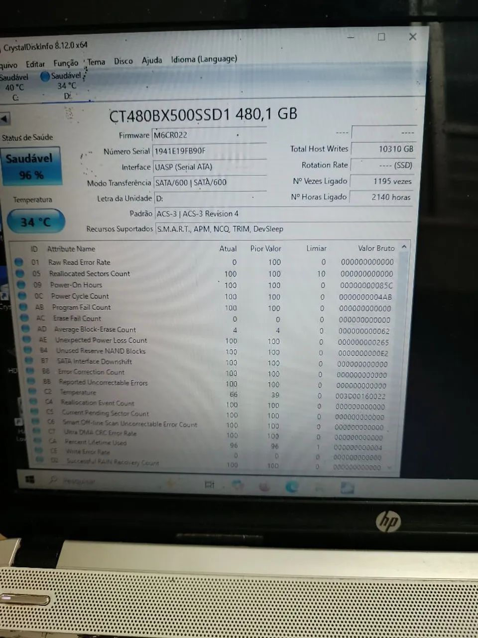 SSD 480 GB crucial original  - Foto 3