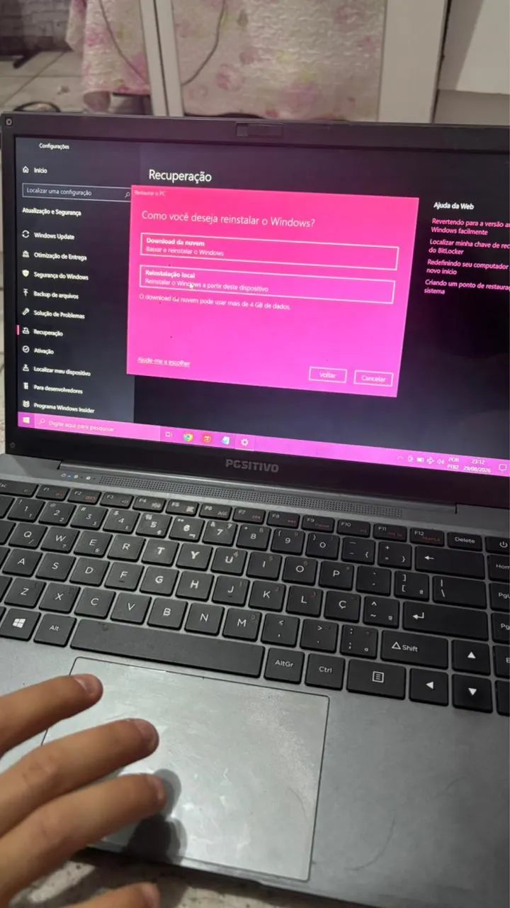 Notebook Positivo - Com Defeito - Foto 2