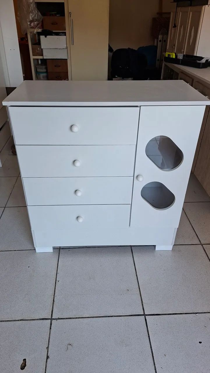 Linda cômoda infantil em mdf 