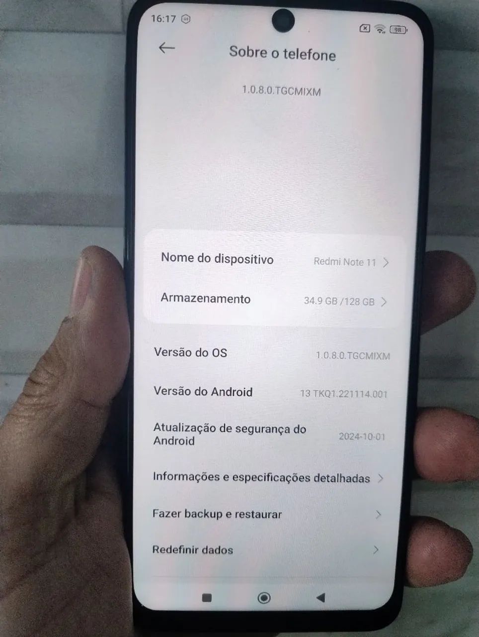 Redmi Note 11 128gb Perfeito Estado  - Foto 2