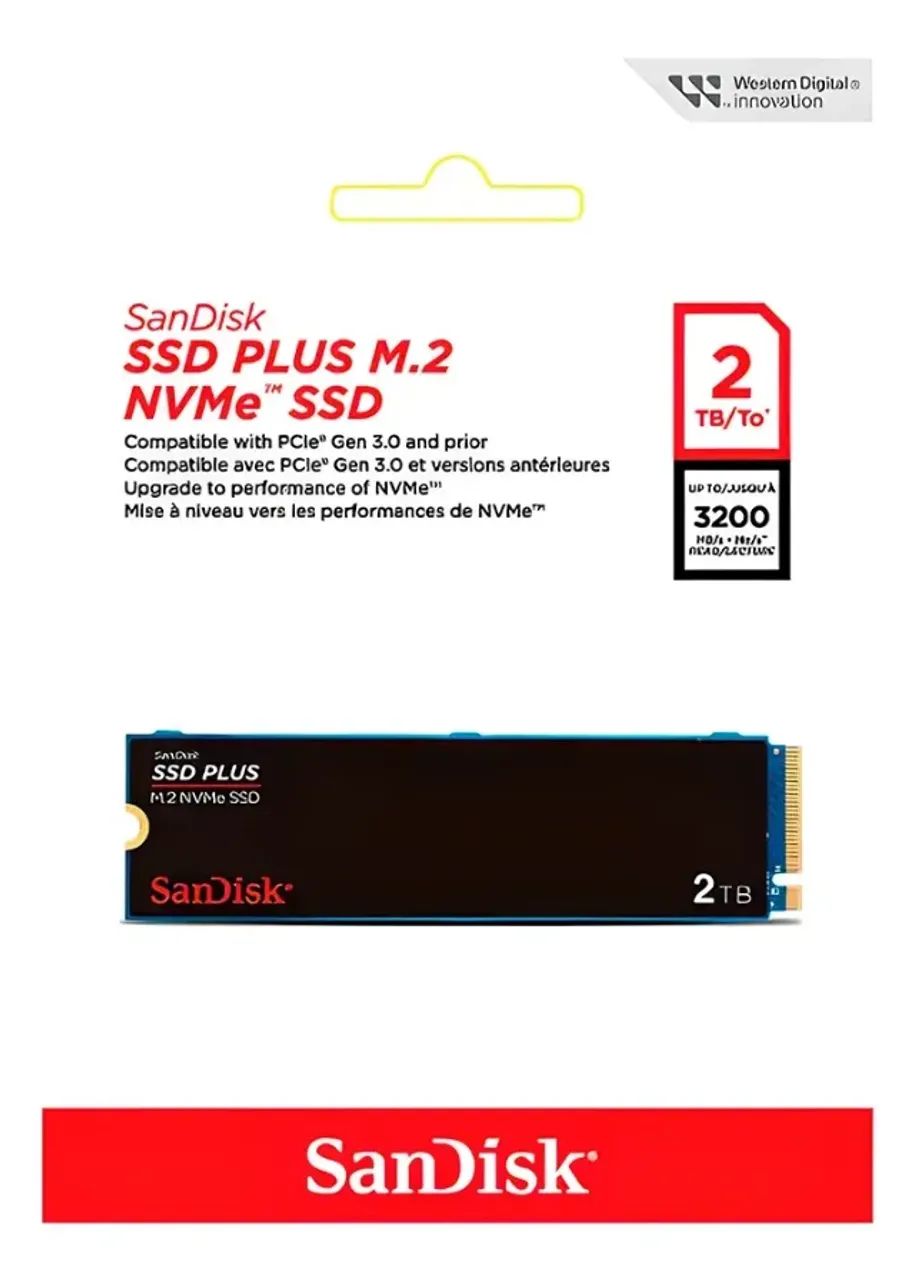 Sandisk Ssd Plus Nvme 2tb