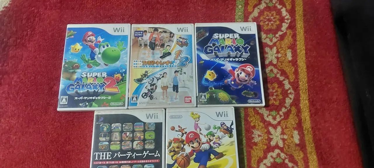 Jogos de nintendo wii japones cada jogo tem um valor conservado