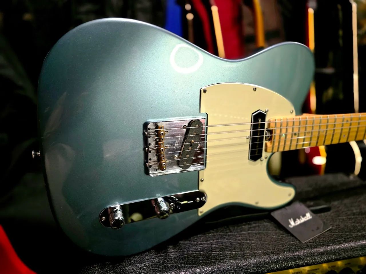 Guitarra zaganin Telecaster Custom pelham Blue /ñ Gibson epiphone