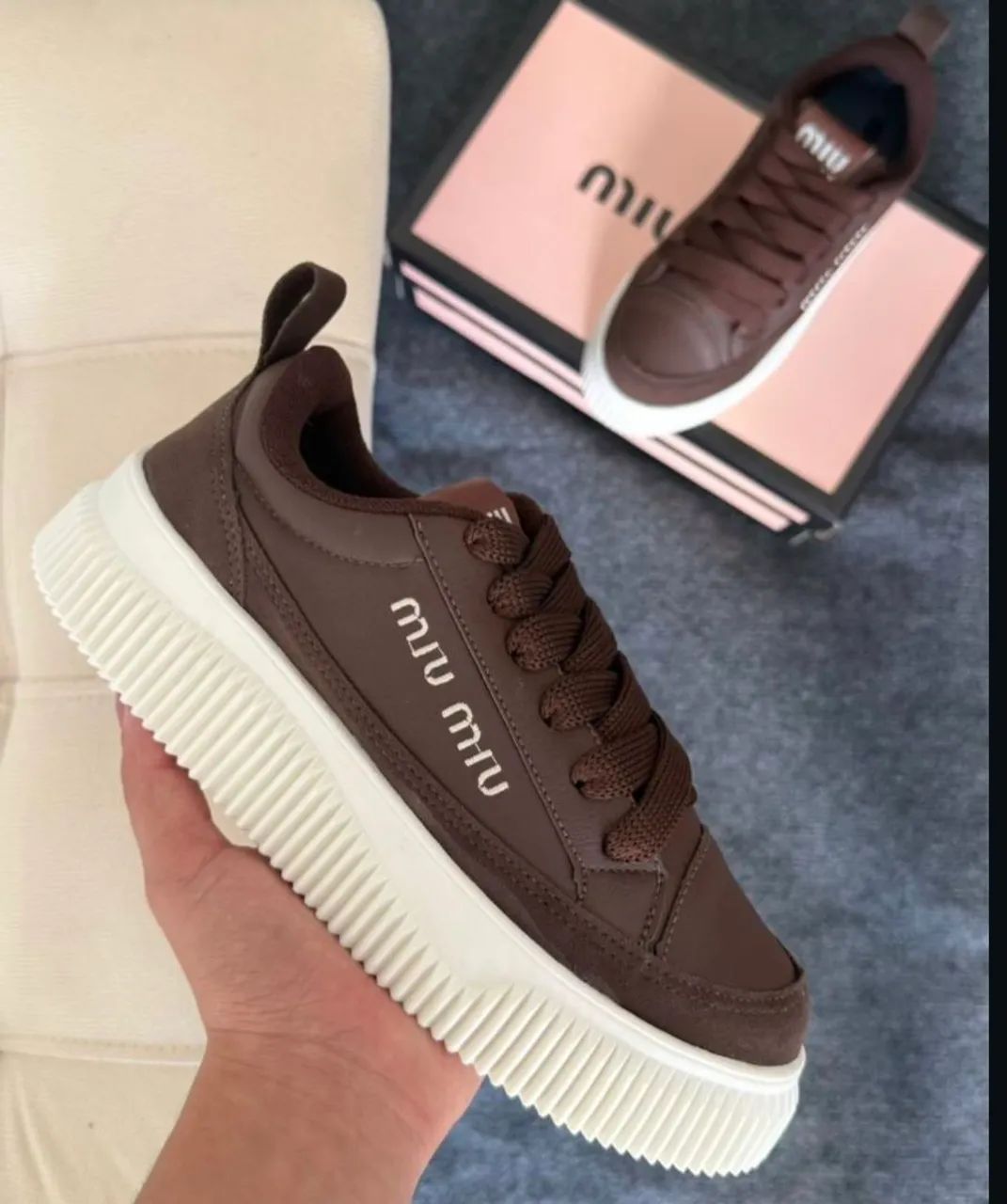 Tênis Miu Miu Platform  - Foto 2