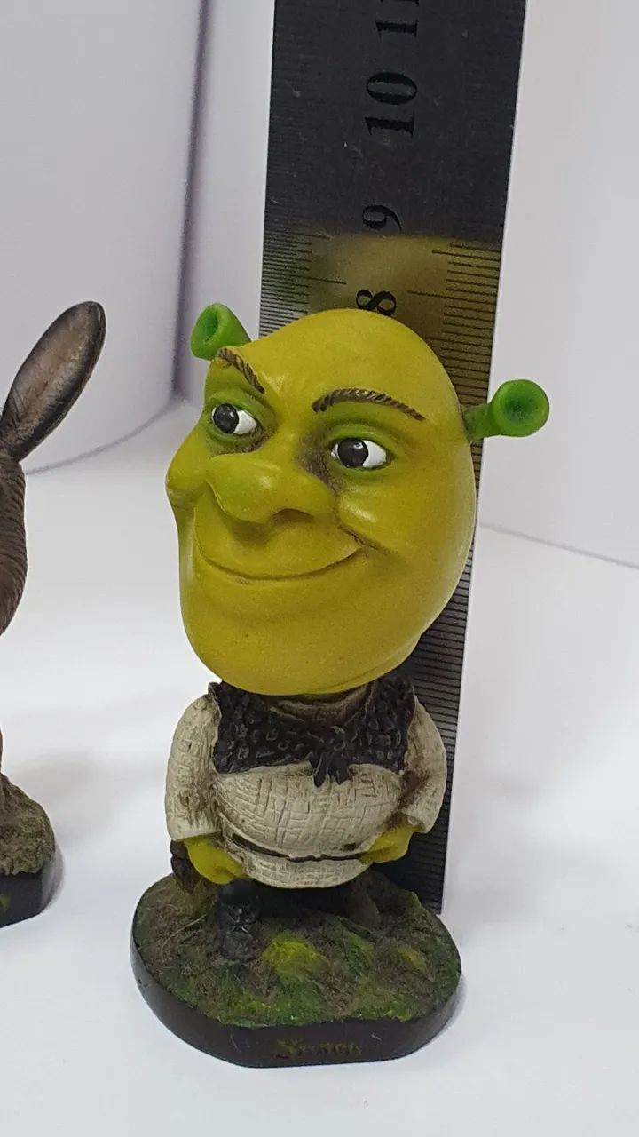 Shrek e Burro Mini Bobblehead Disney Originais - Foto 3