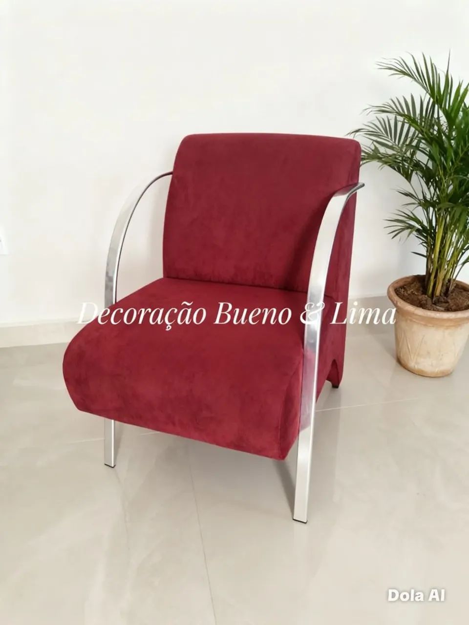 Poltrona em Suede  - Foto 5