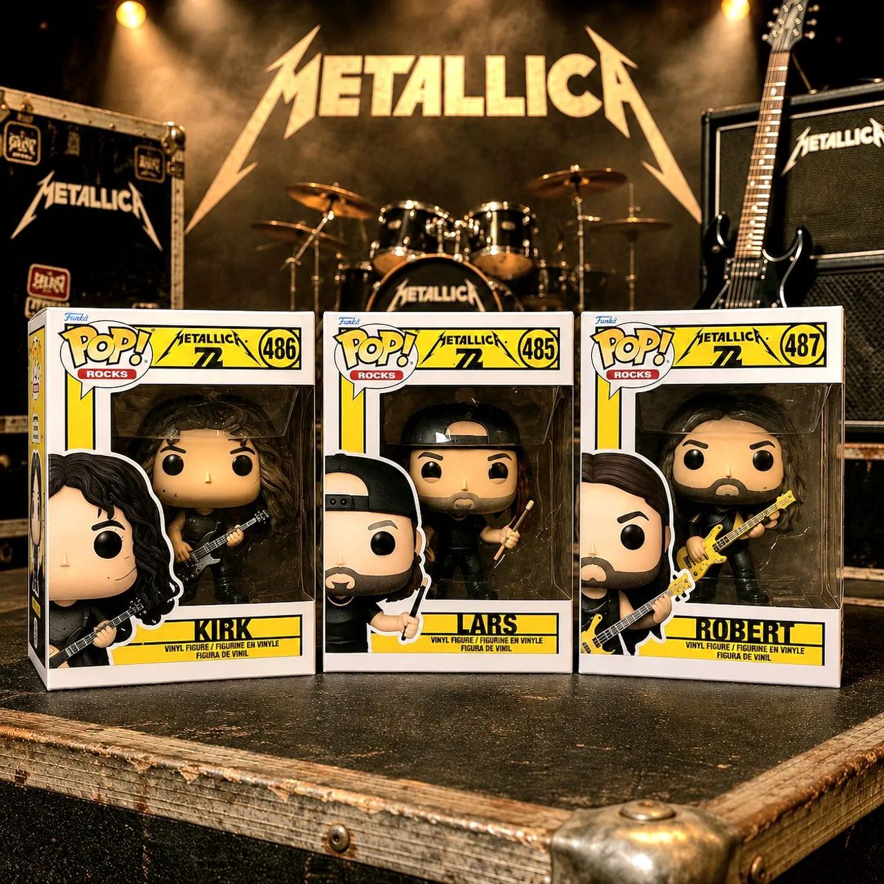 Em estoque Funkos Metallica novos
