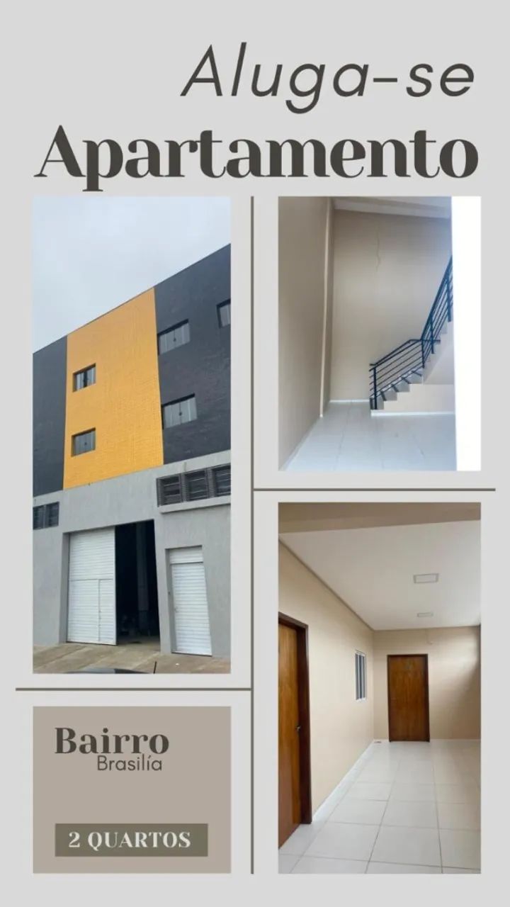 APARTAMENTO COM 2 QUARTOS NO BAIRRO BRASILIA