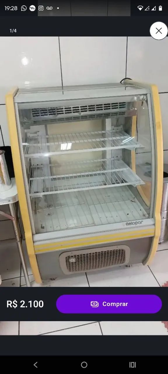  2 Balcão estufa quente e frio barato para vender whatsapp * - Foto 2