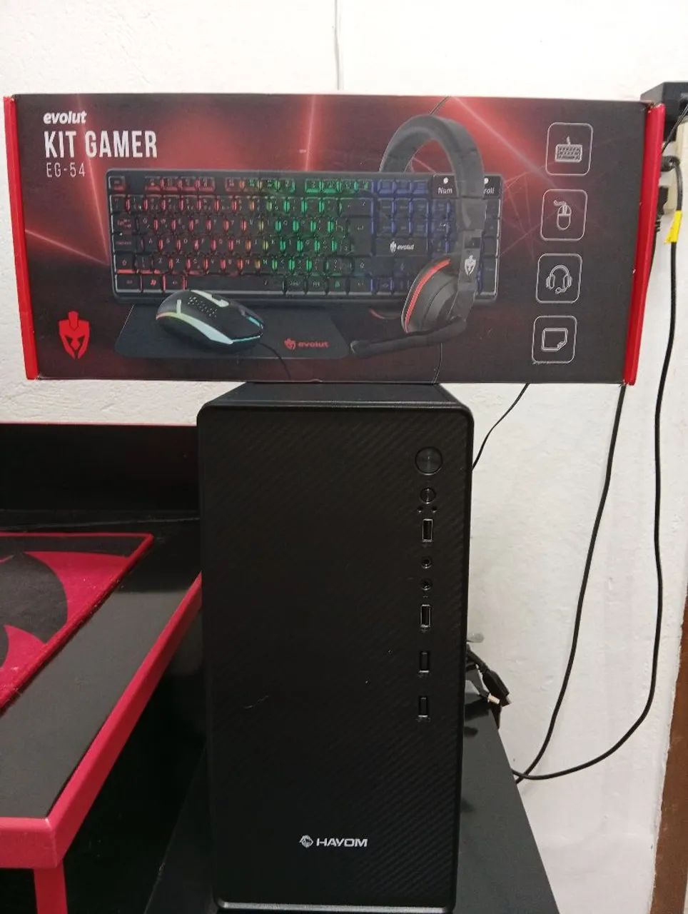 COMPUTADOR NOVO + MONITOR 19" + KIT GAMER RGB ? - Foto 4