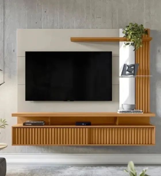 Painel Home Maragogi Linea Brasil 182cm - Para TVs de até 60 Polegadas - Entrega Imediata;
