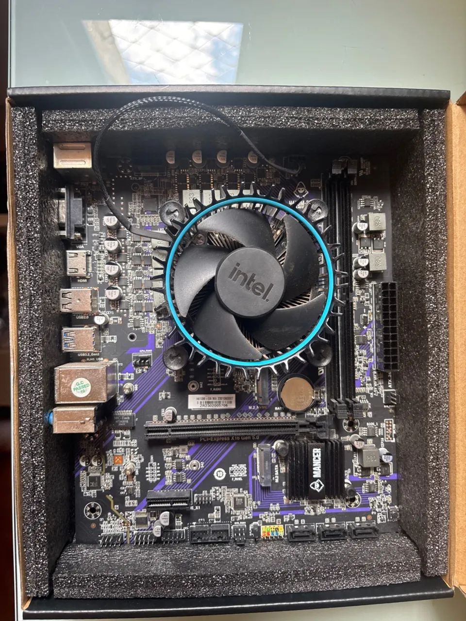 KIT UPGRADE - i5 12400f + Placa mãe H610M-DA