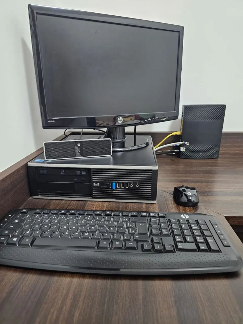 COMPUTADOR COMPLETO HP I5 COM MONITOR DE 20 POLEGADAS E WINDOWS ORIGINAL