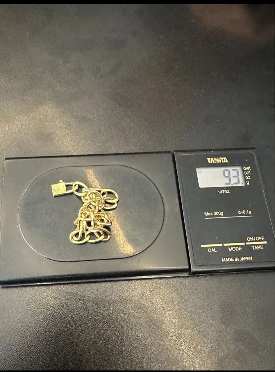 Pulseira de ouro 9,3g