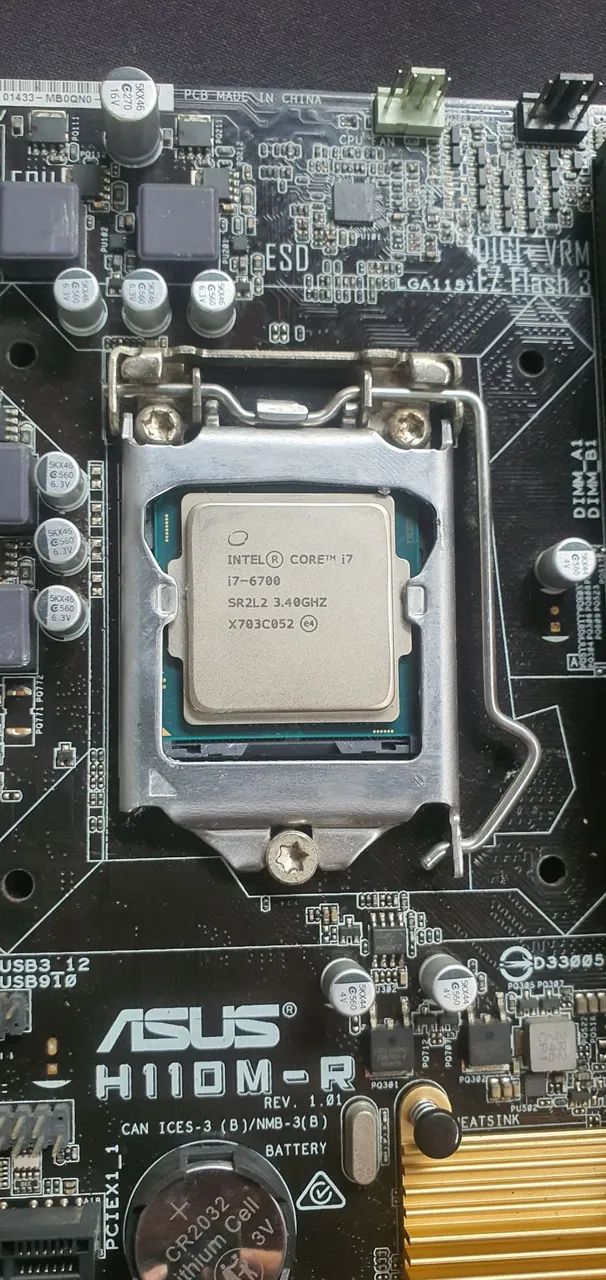 Kit Core  i7 6700, Asus H110M R, 4gb Ram
