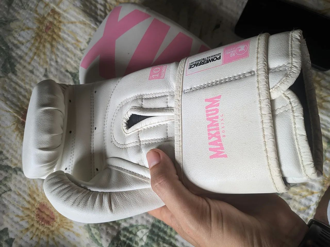 Luvas maximum 10oz boxe/muay thai CASTANHAL - Foto 3
