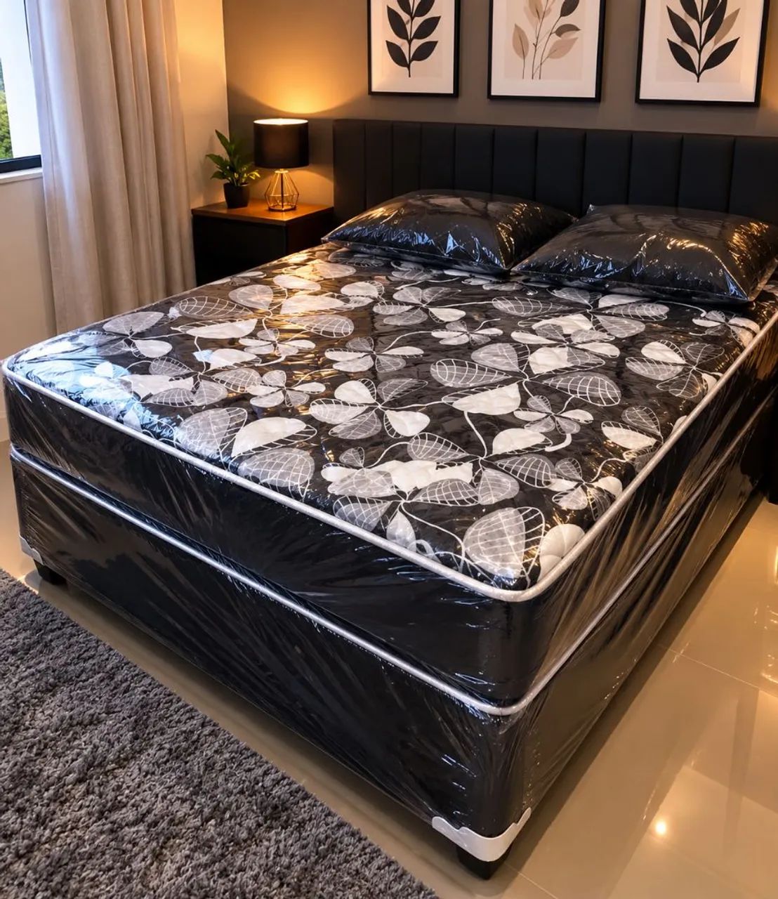 Cama casal box nova direto de fabrica 