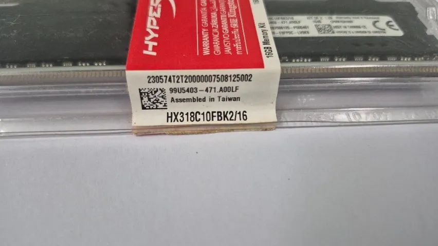 Memória Ram Kingston Fury HyperX 16GB (2x8b) DDR3 1866 - Foto 5