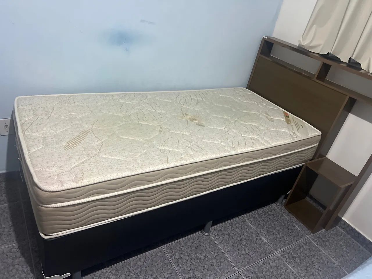 Cama solteiro com cabeceira***** - Foto 2