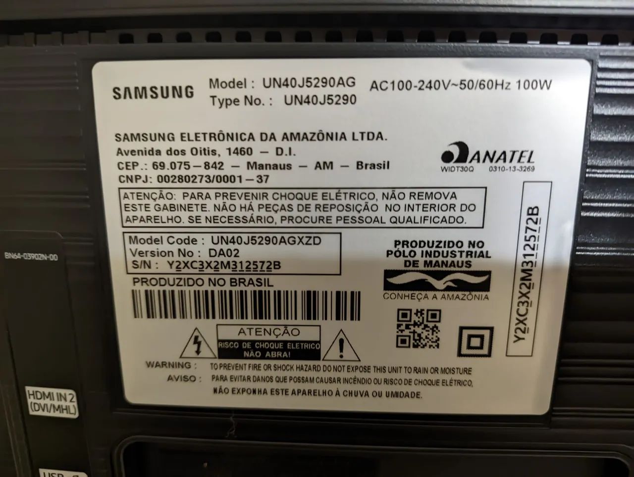 TV Samsung Full HD 40 polegadas Usada - Foto 3