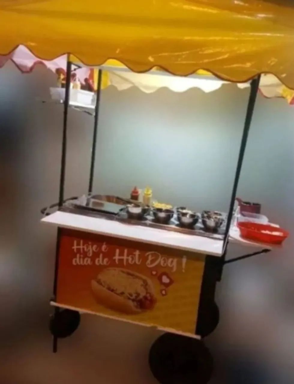 Carrinho de hot dog 