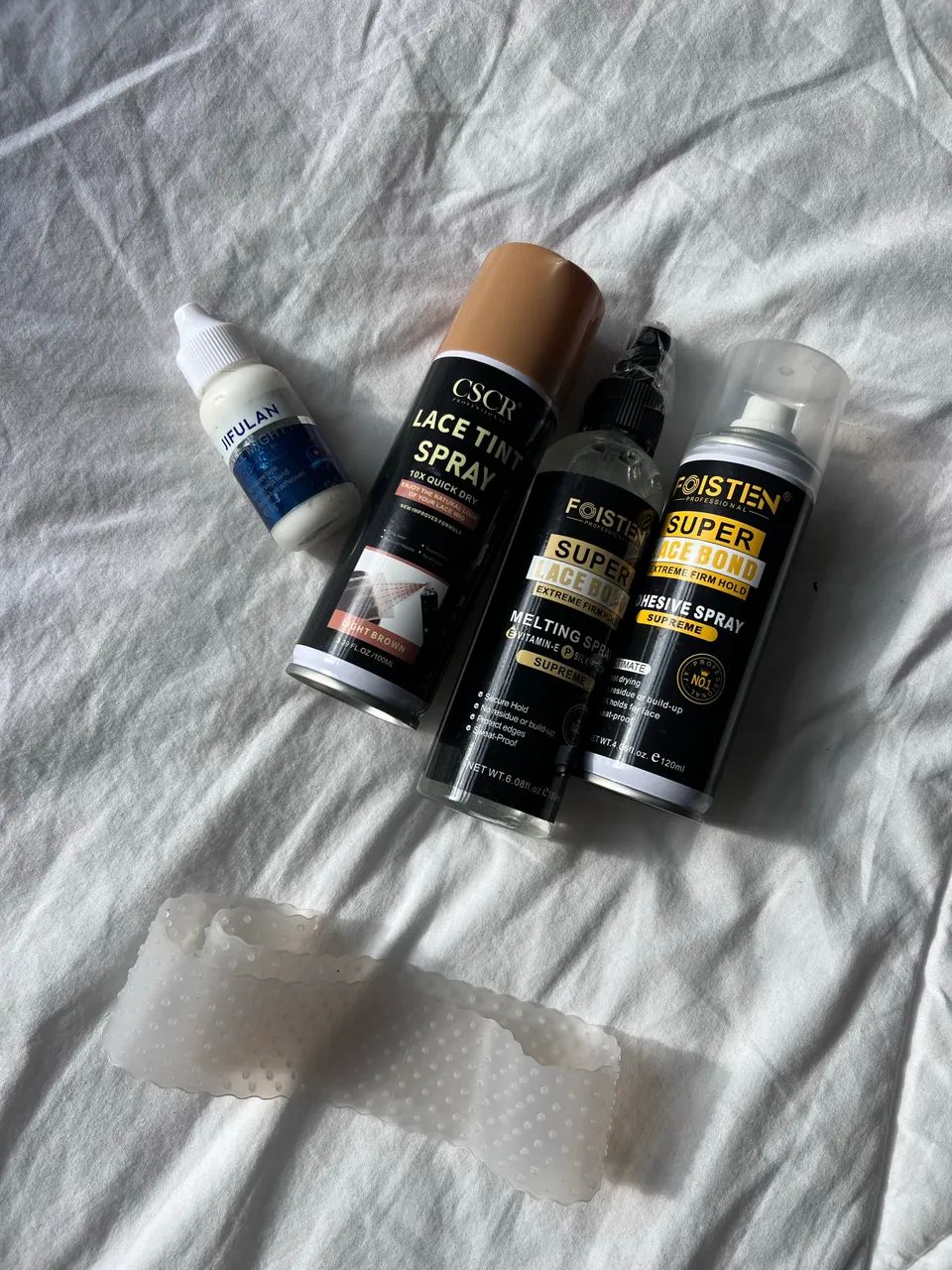 Kit aplicação de lace  usado 1 única vez 
