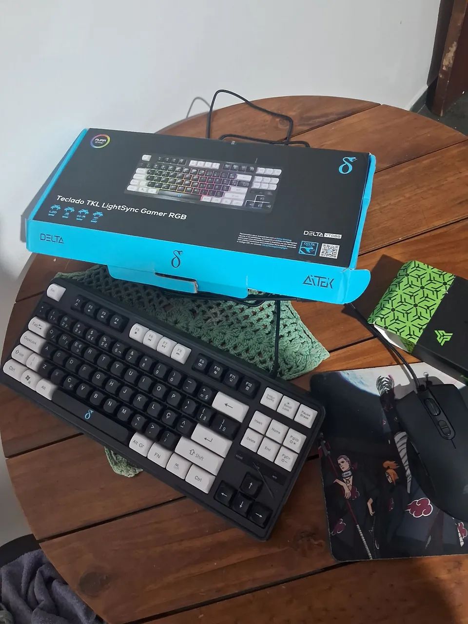 Kit teclado e mouse 4800dpi - Foto 3