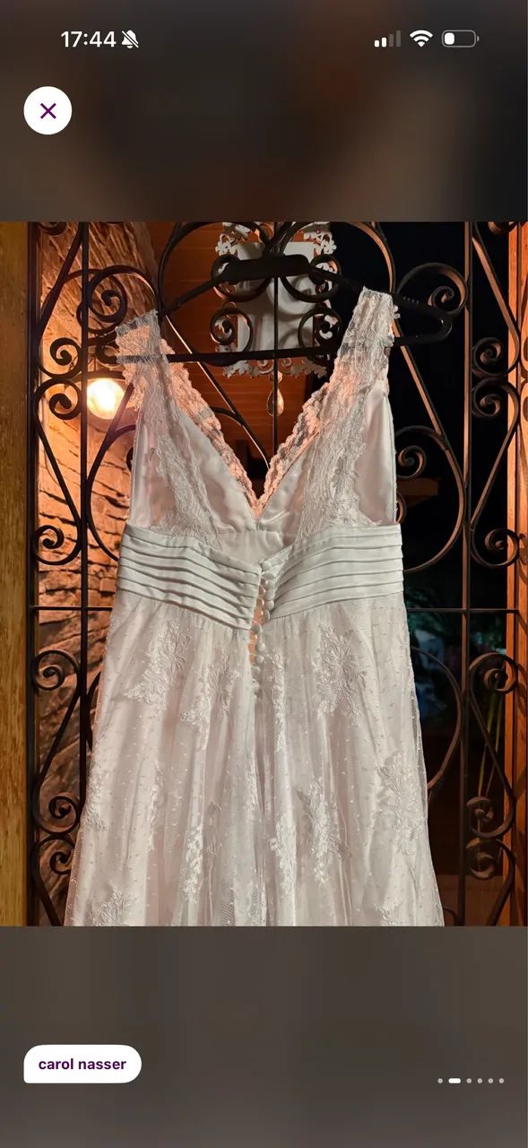 Vestido noiva Carol nasser  - Foto 2
