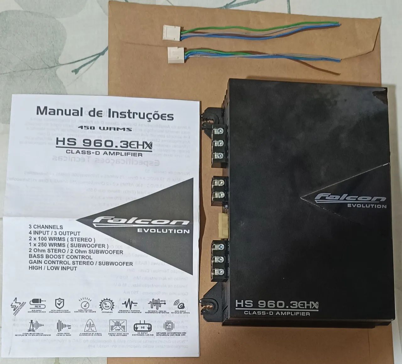 Módulo Falcon Evolution HS 960. 3EHX 450WRMS - Ótimo estado pouco usado. - Foto 6
