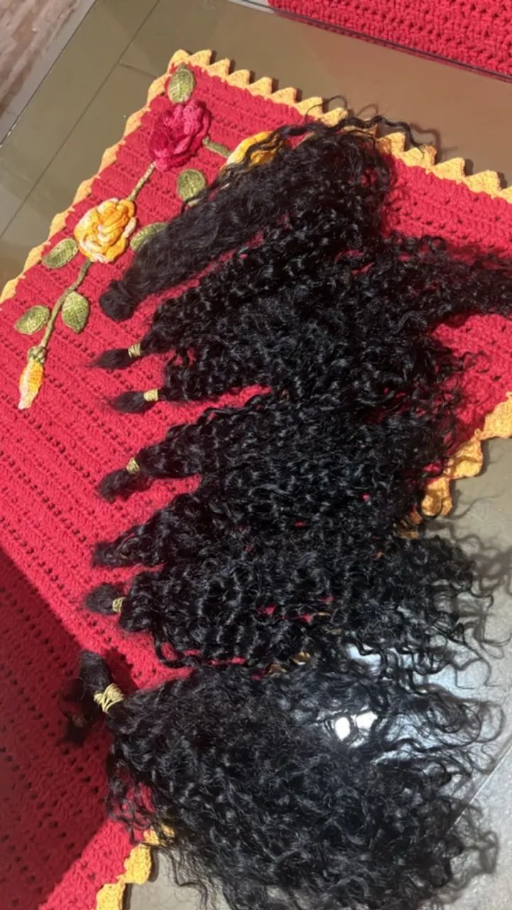 Cabelo. Cacheado humano 