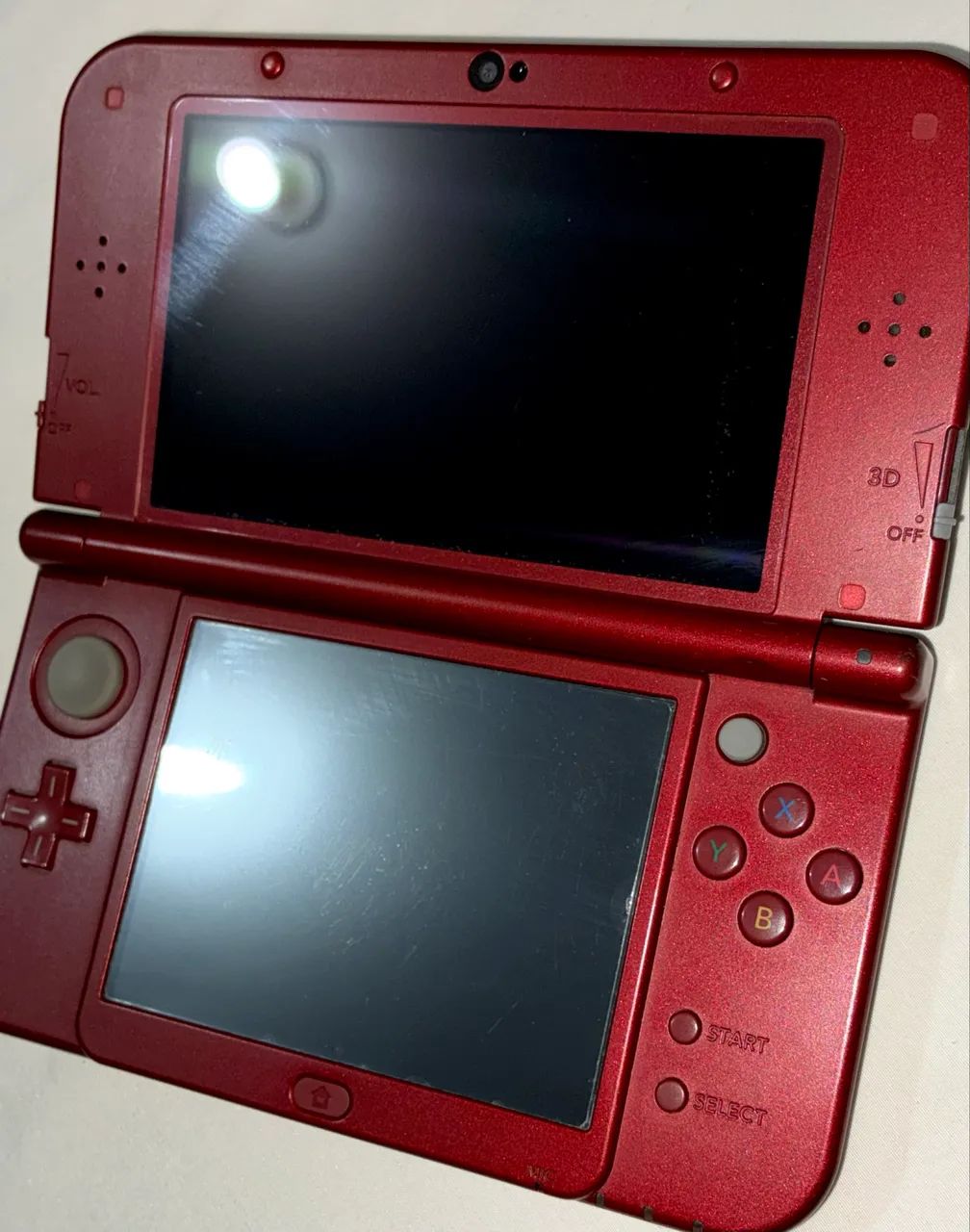 New 3Ds XL vermelho jpn bloqueado - Consoles de Vídeo Game