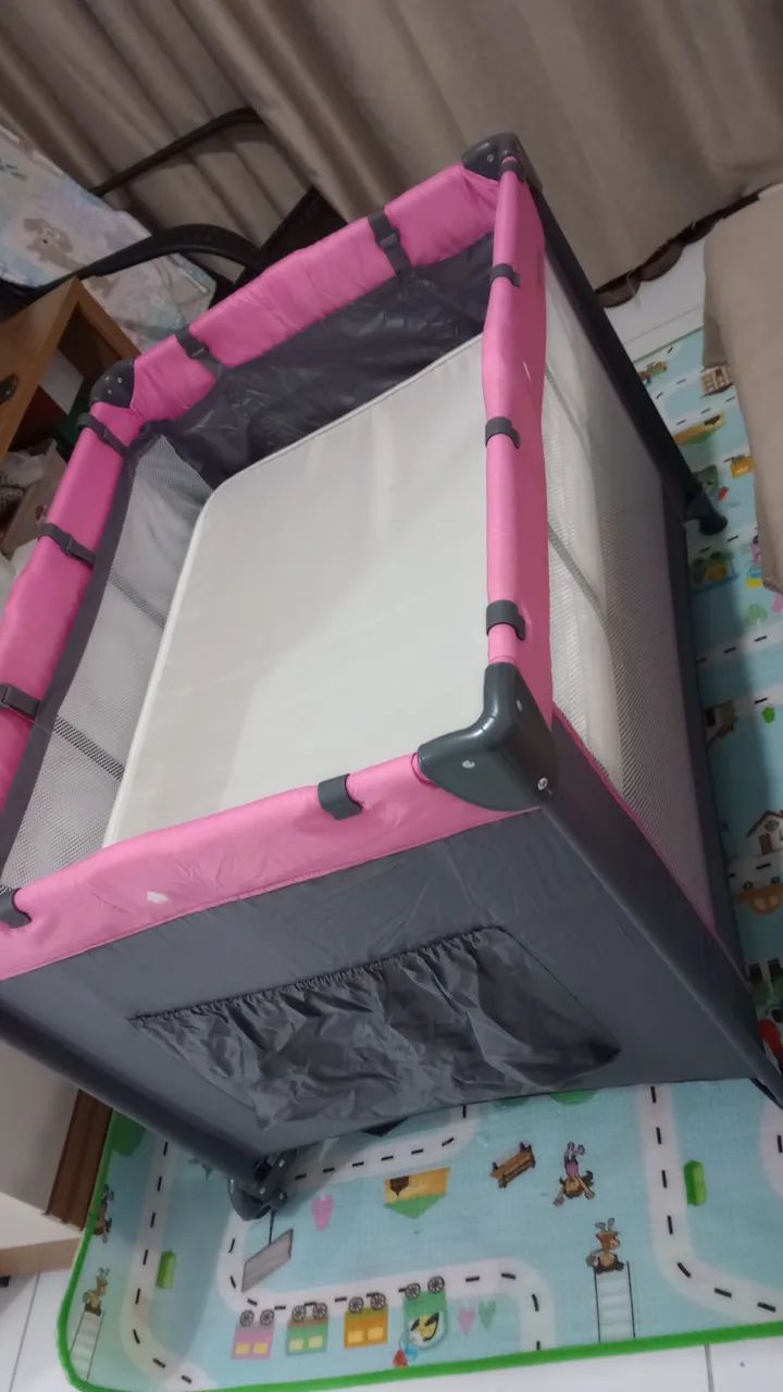 Cercado 2 em 1 para bebê menina - Foto 4