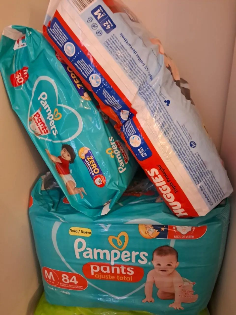 Fraldas tamanho M - Foto 3