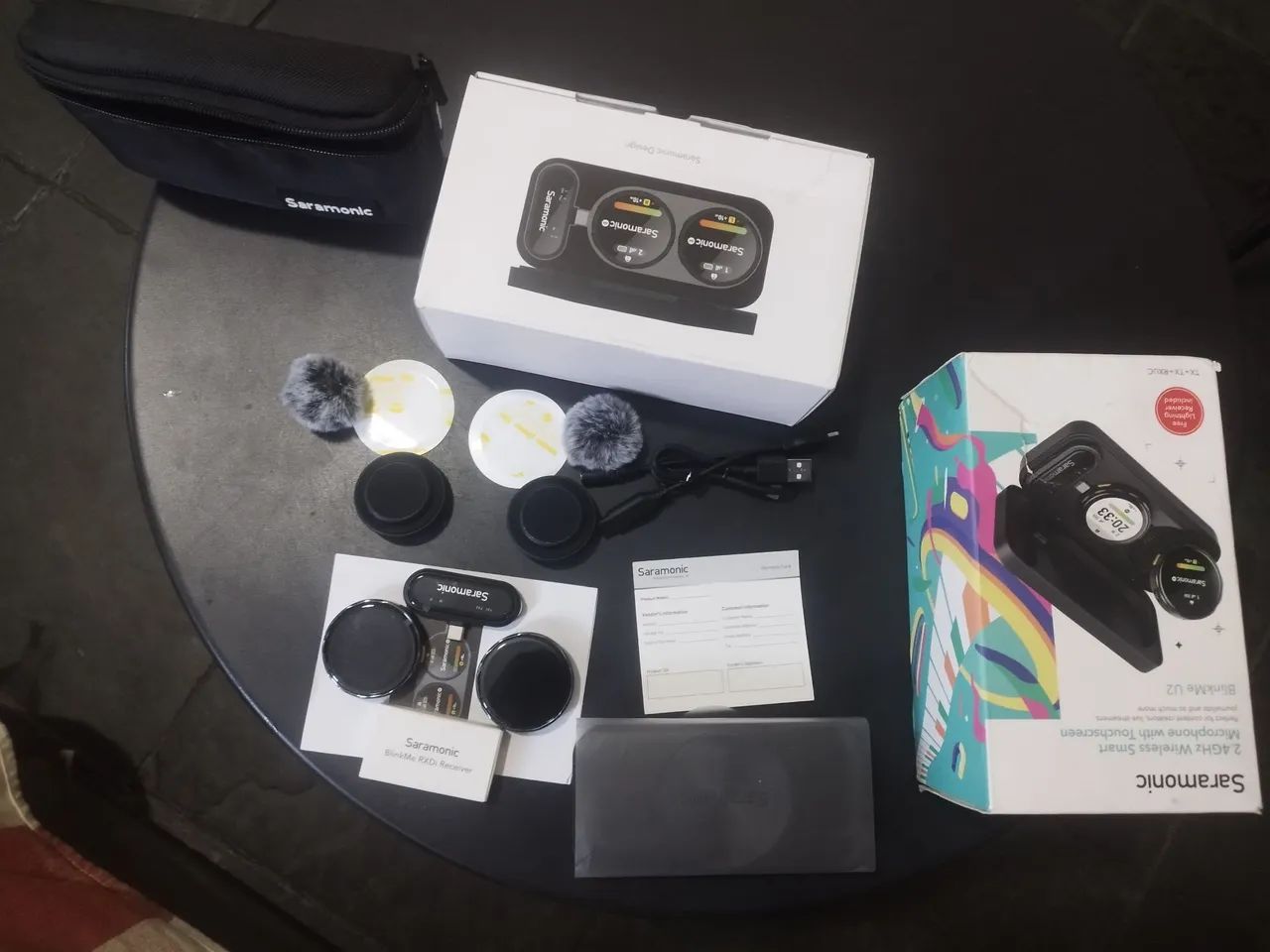 Sistema Microfone Saramonic BlinkMe U2 - Kit Completo c/ Receptor USB-C e Lightning - Foto 4